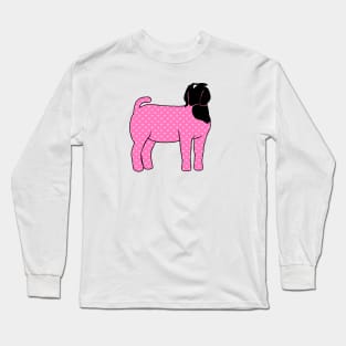 Pink Hearts Market Show Doe Silhouette - NOT FOR RESALE WITHOUT PERMISSION Long Sleeve T-Shirt